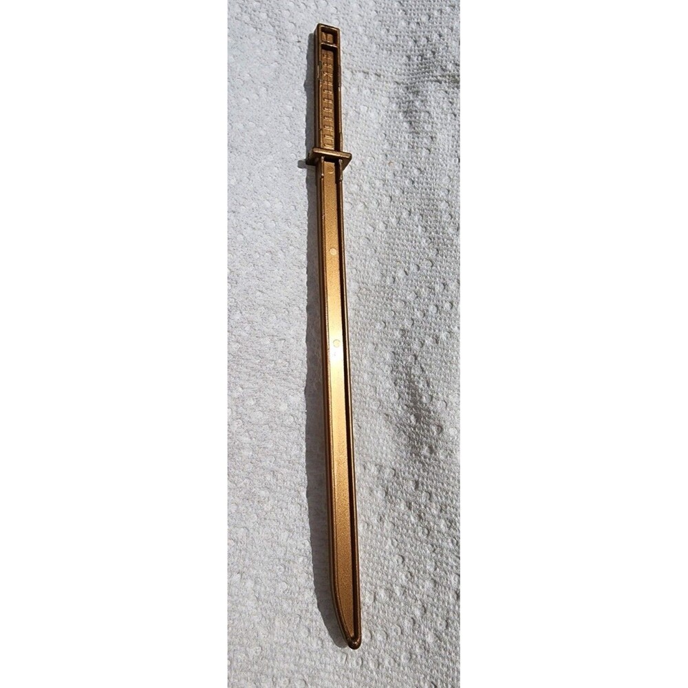 Vtg Mighty Morphin Power Rangers Deluxe Ninjor SWORD Gold Ninja Weapon Part